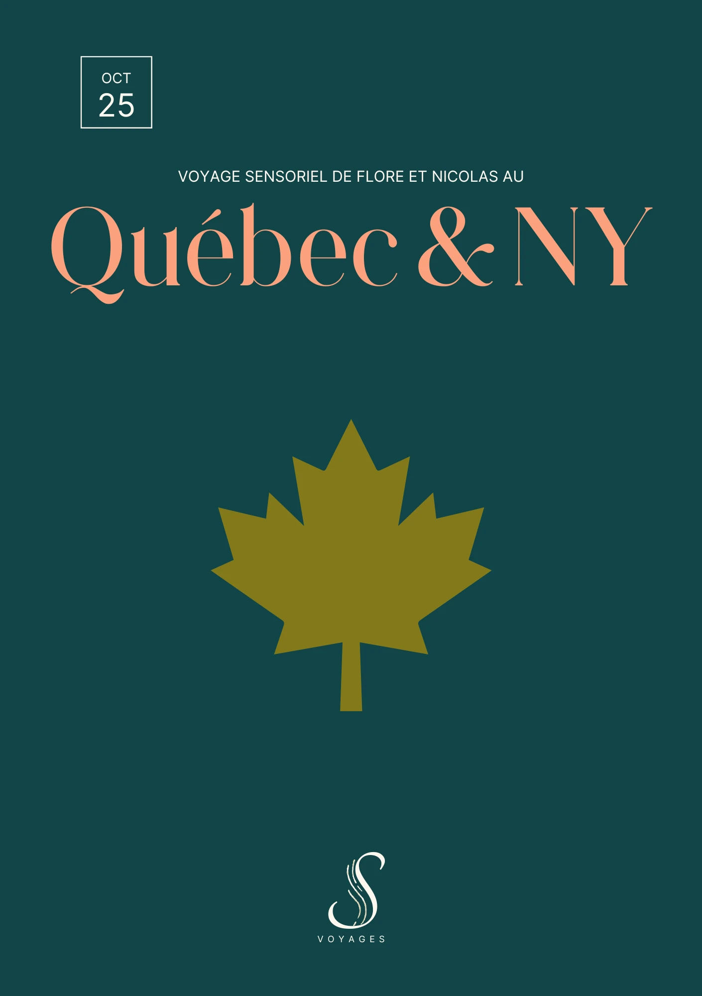 Carnet de voyage - Voyage sensoriel de Flore & Nicolas au Québec et à New-York